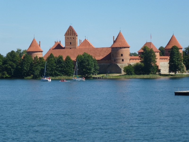 Baltikum-P675.JPG - Wasserburg Trakai - erbaut im 14. Jahrhundert